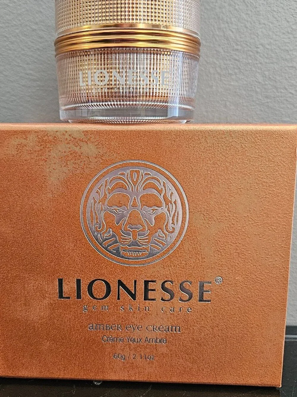 LIONESSE AMBER EYE CREAM-REDUCES PUFFINESS- 2.11 fl oz / 60 g - BRAND NEW-SEALED